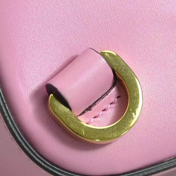 Auth GUCCI Bamboo Crossbody Shoulder Bag Backpack Pink Leather - Picture 9 of 15